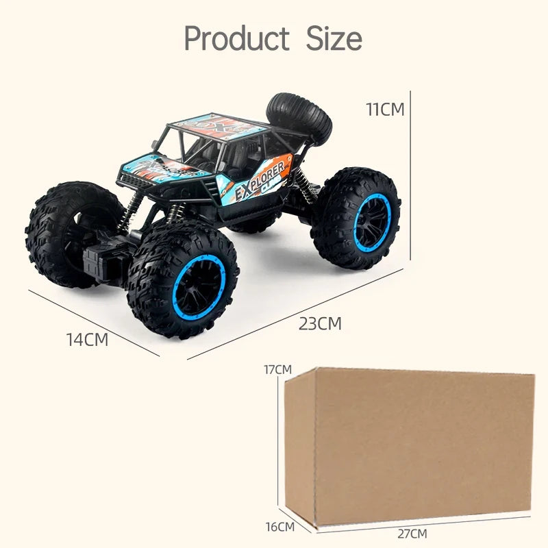 Remote Control Vehicle Toys Off-road Four-wheel Drive RC Climbing Car Toys Outdoor Vehicle Toy Gifts for Kids Boys