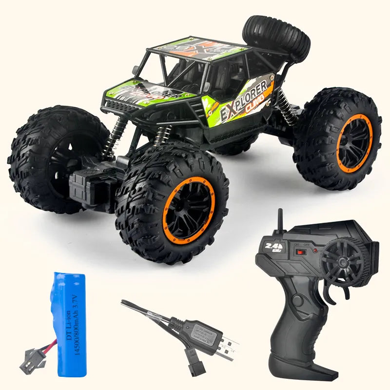 Remote Control Vehicle Toys Off-road Four-wheel Drive RC Climbing Car Toys Outdoor Vehicle Toy Gifts for Kids Boys